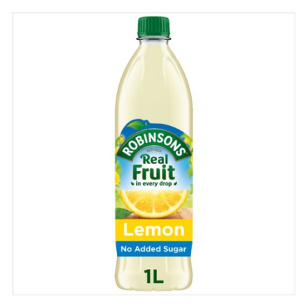 Robinsons Lemon Squash No Added Sugar 1Ltr