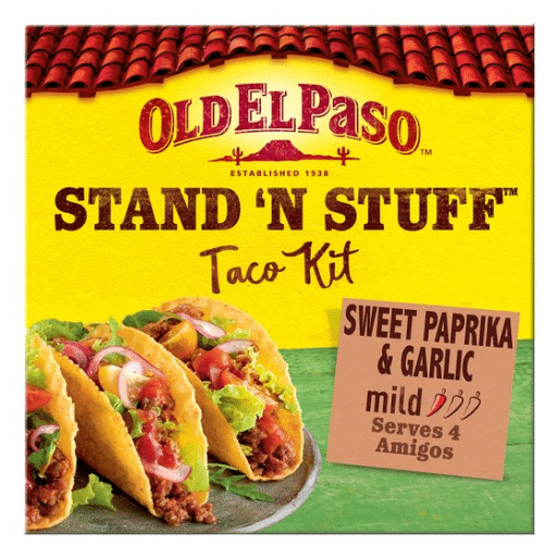 Old El Paso Taco Stand 'N' Stuff Paprika & Garlic Kit 320g ...