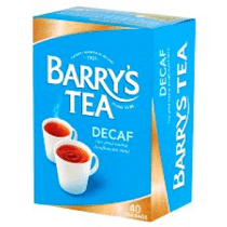 Barry's Tea Decaffeinatd Tea 40 Pack 125g | Brittain's - English ...